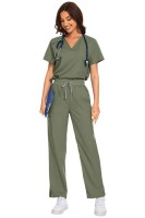Komplet medyczny damski Scrub model Vital kolor Khaki