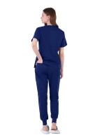 Komplet medyczny damski Scrub model Remedy - kolor Navy Blue