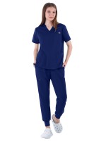 Komplet medyczny damski Scrub model Remedy - kolor Navy Blue