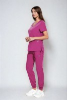 Komplet medyczny damski Scrub model Treat kolor Rose