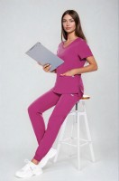 Komplet medyczny damski Scrub model Treat kolor Rose