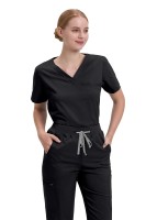 Komplet medyczny damski Scrub model Prescribe kolor Black
