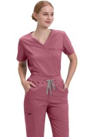 Komplet medyczny damski Scrub model Prescribe kolor Coral Pink