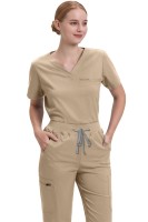 Komplet medyczny damski Scrub model Prescribe kolor Coffee