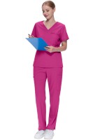 Komplet medyczny damski Scrub model Prescribe kolor Rose