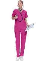Komplet medyczny damski Scrub model Prescribe kolor Rose