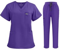 Komplet medyczny damski Scrub model Prescribe kolor Violet