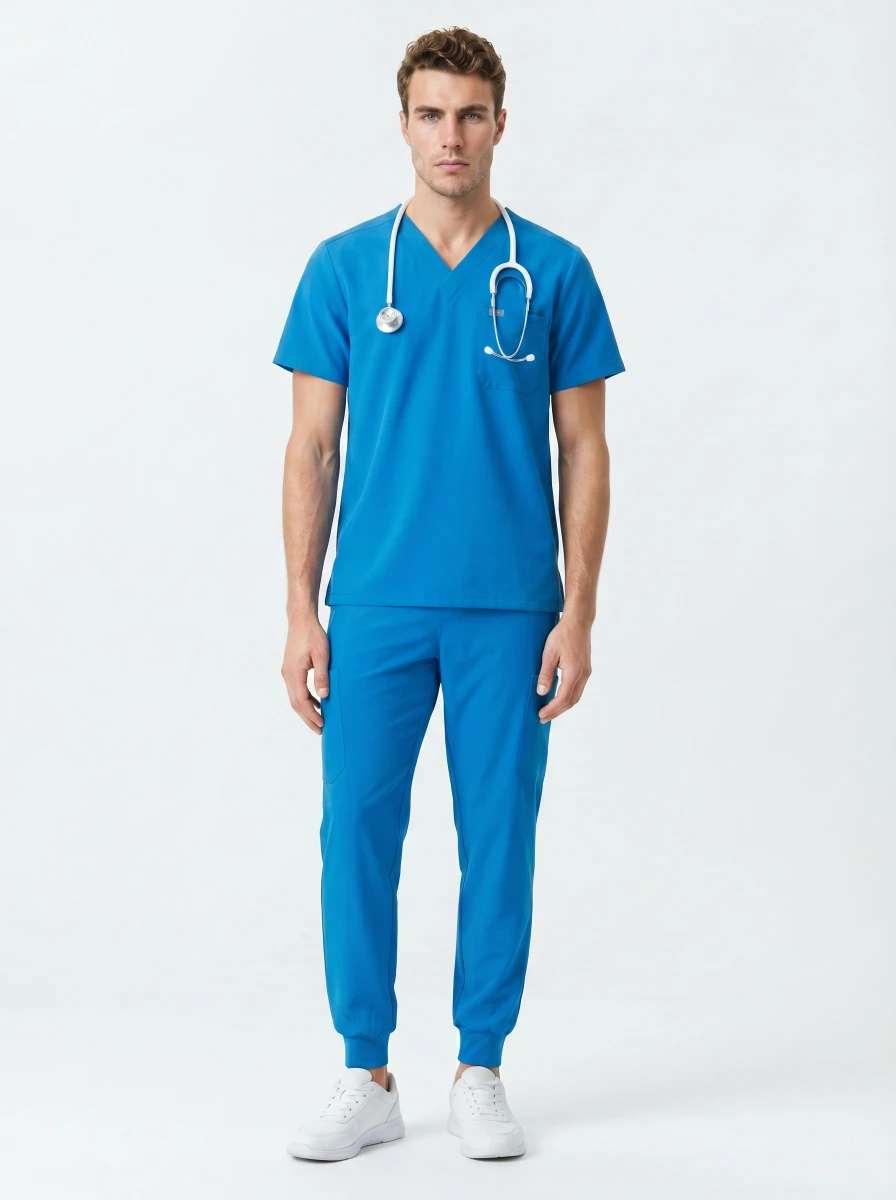 Komplet medyczny męski Scrub model Antidote - kolor Blue