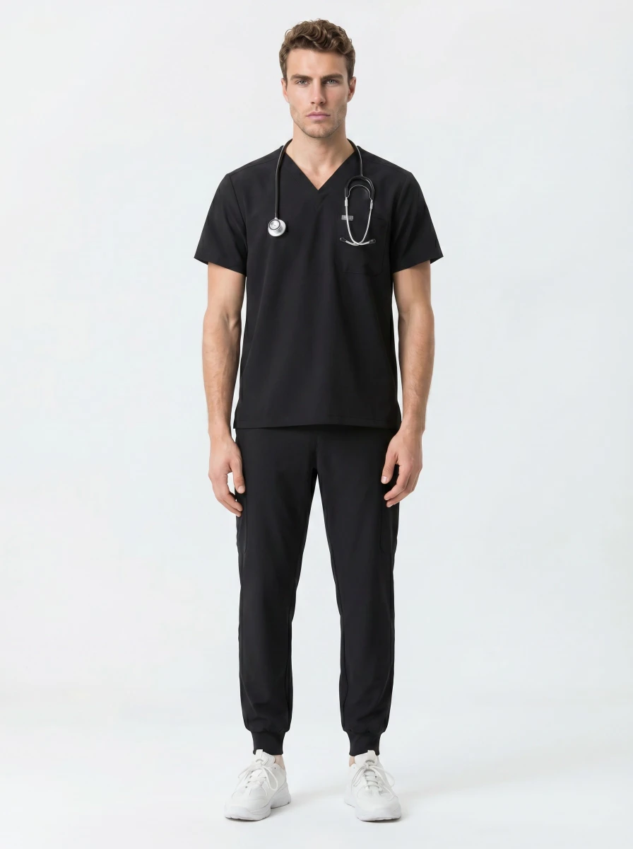 Komplet medyczny męski Scrub model Antidote - kolor Black