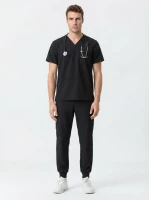 Komplet medyczny męski Scrub model Antidote - kolor Black