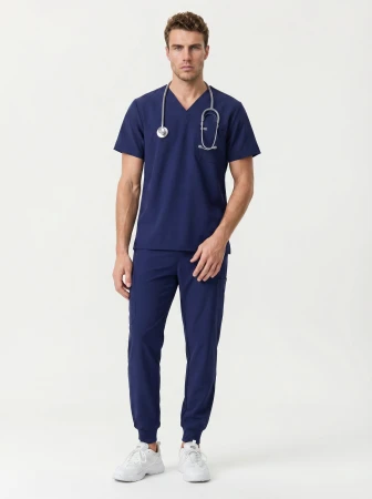 Komplet medyczny męski Scrub model Antidote - kolor Navy Blue